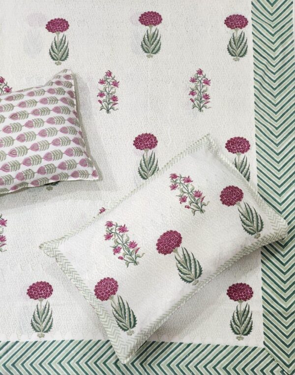Premium Jaipuri Hand block printed bedsheet