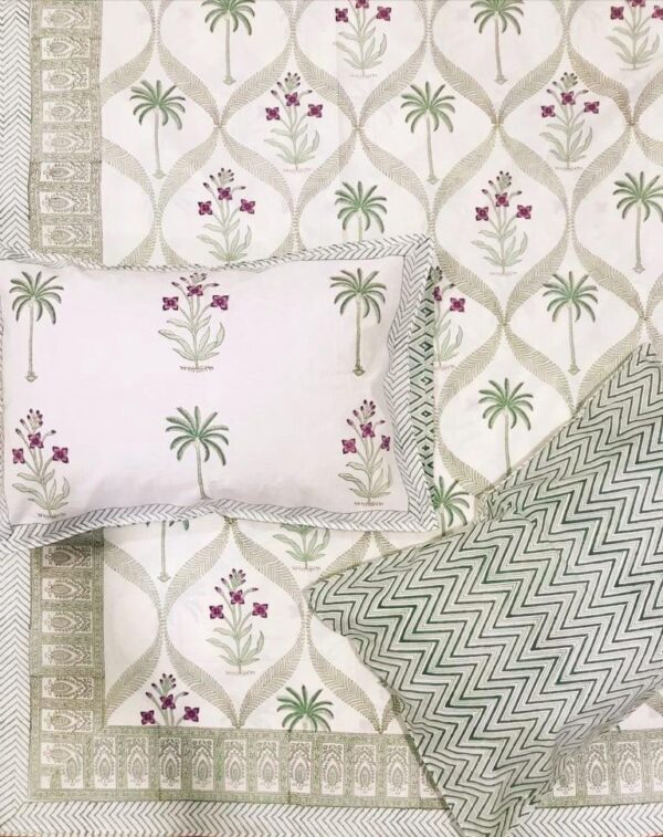 Premium Jaipuri Hand block printed bedsheet