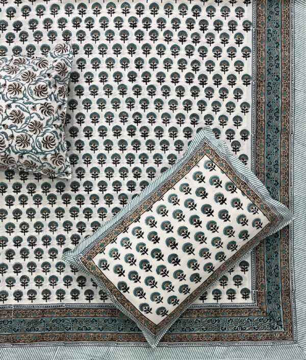 Premium Jaipuri Hand block printed bedsheet