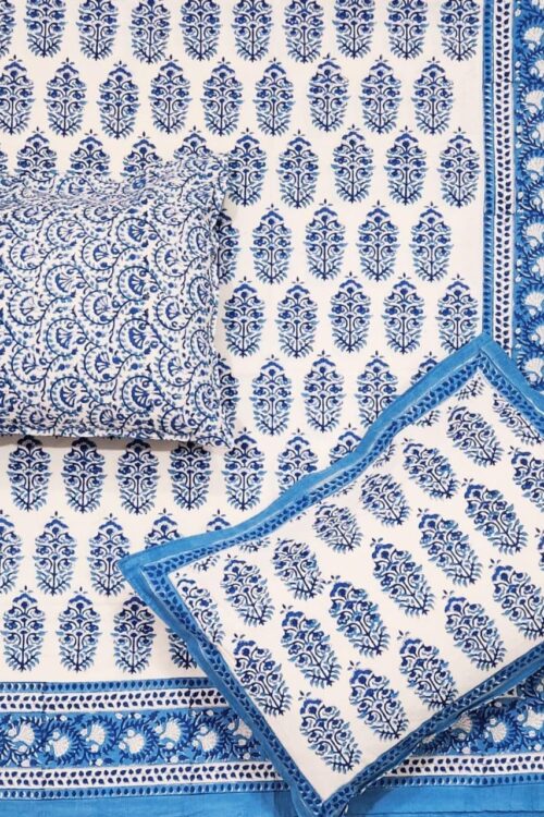 Premium Jaipuri Hand block printed bedsheet