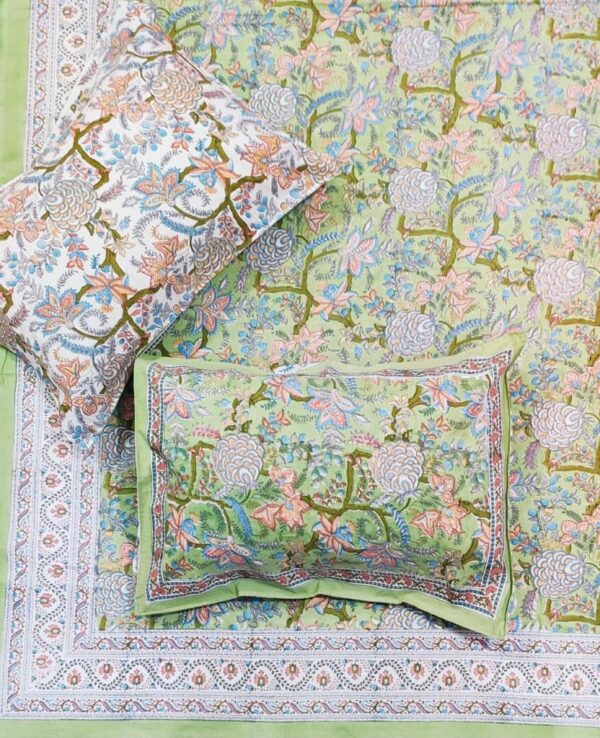 Premium Jaipuri Hand block printed bedsheet