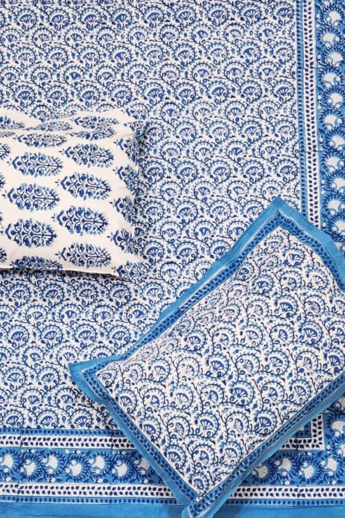 Premium Jaipuri Hand block printed bedsheet