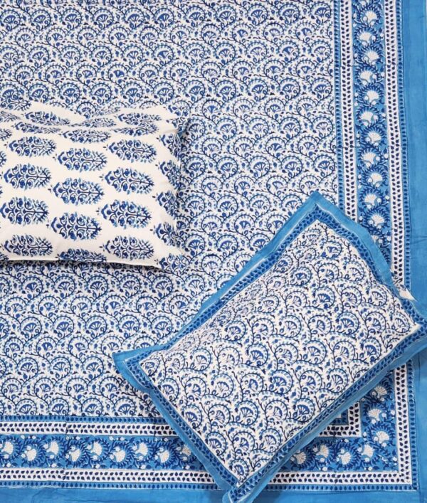 Premium Jaipuri Hand block printed bedsheet