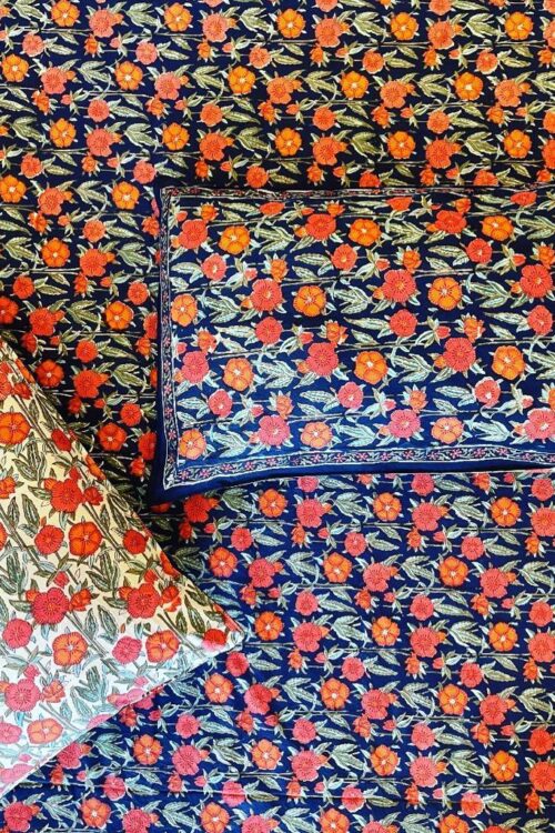 Premium Jaipuri Hand block printed bedsheet