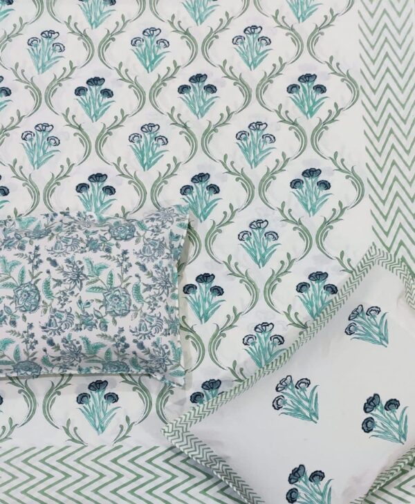 Premium Jaipuri Hand block printed bedsheet