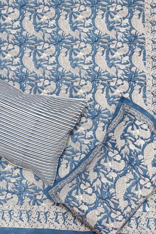 Premium Jaipuri Hand block printed bedsheet