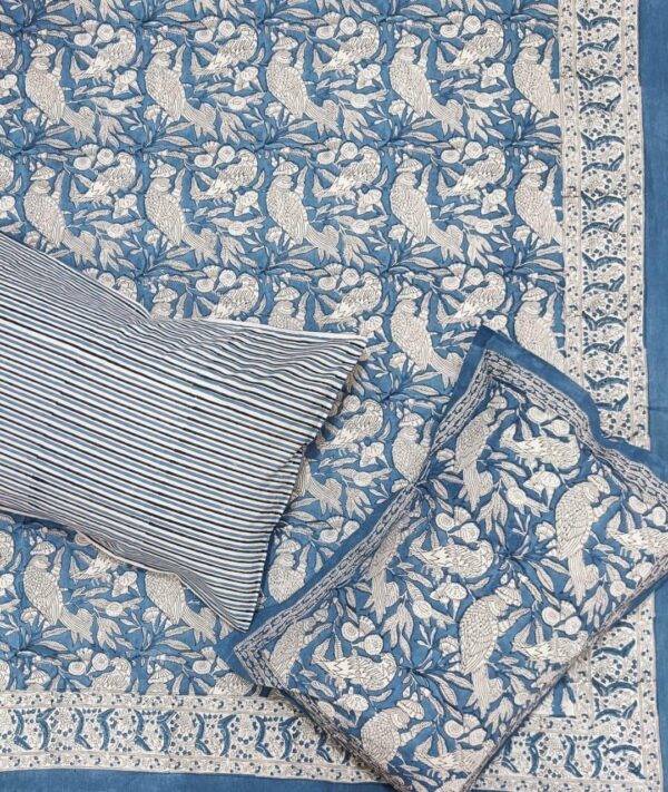 Premium Jaipuri Hand block printed bedsheet