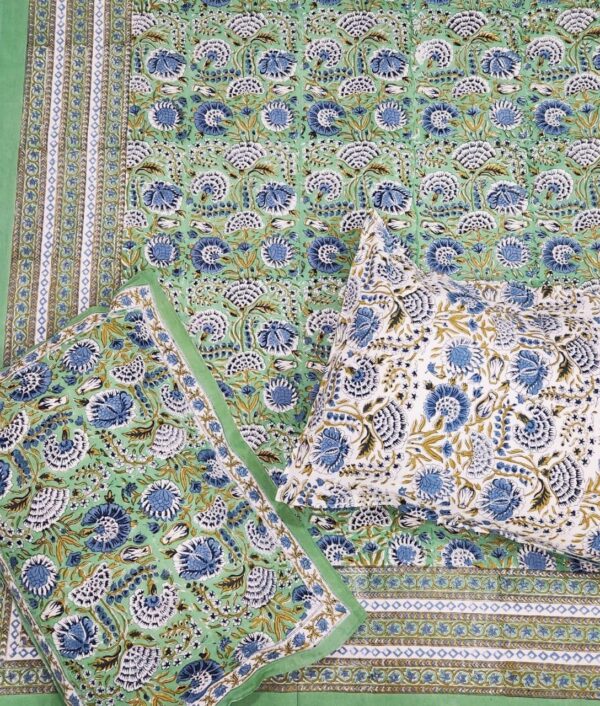 Premium Jaipuri Hand block printed bedsheet