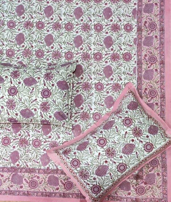Premium Jaipuri Hand block printed bedsheet