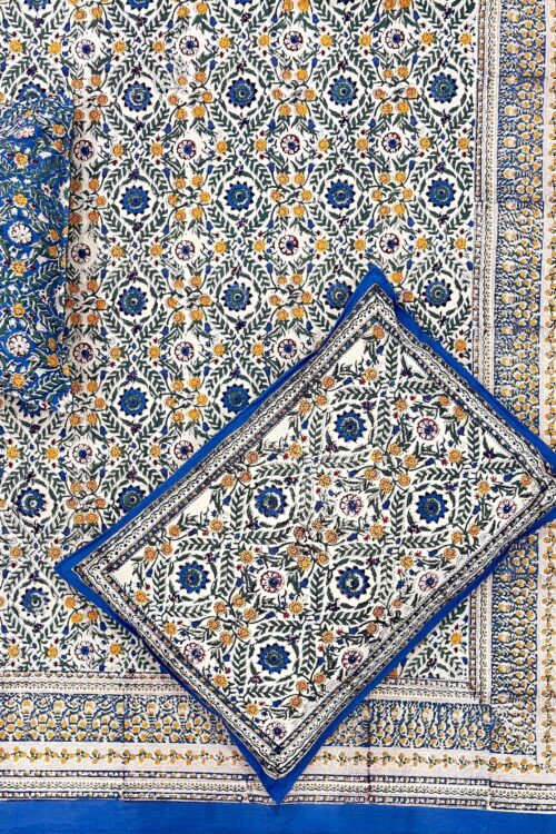Premium Jaipuri Hand block printed bedsheet