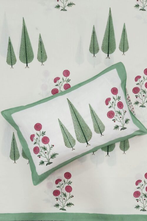Premium Jaipuri Hand block printed bedsheet