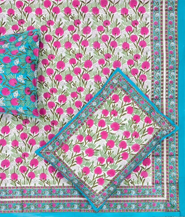Premium Jaipuri Hand block printed bedsheet