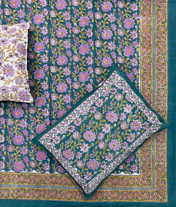 Premium Jaipuri Hand block printed bedsheet