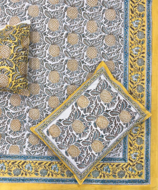 Premium Jaipuri Hand block printed bedsheet