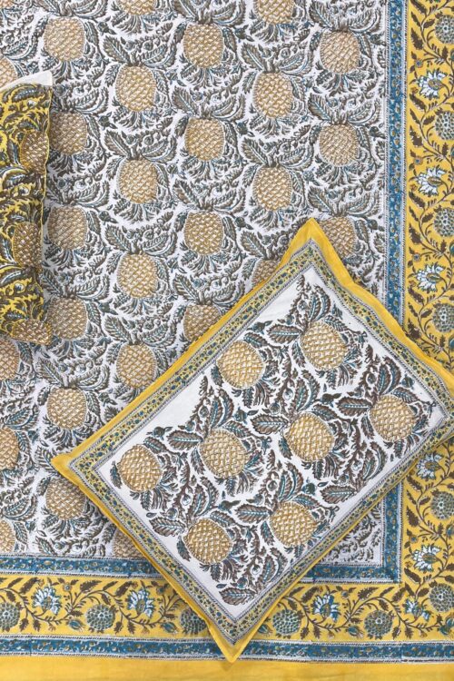 Premium Jaipuri Hand block printed bedsheet