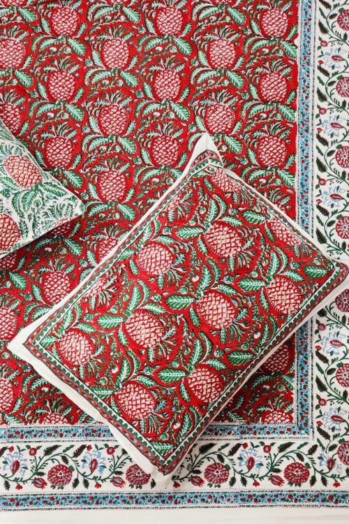 Premium Jaipuri Hand block printed bedsheet