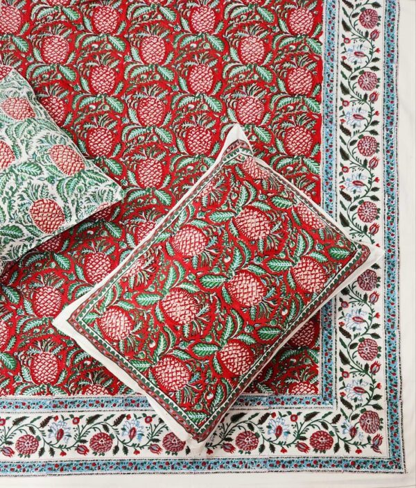 Premium Jaipuri Hand block printed bedsheet