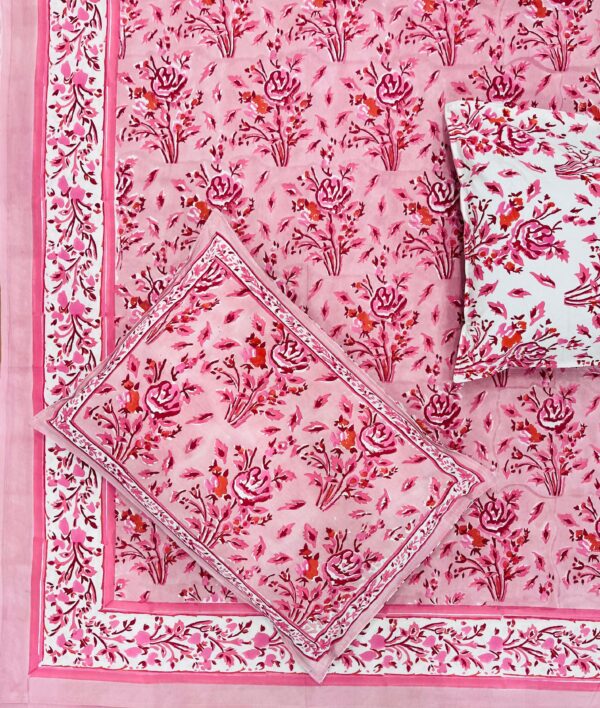 Premium Jaipuri Hand block printed bedsheet