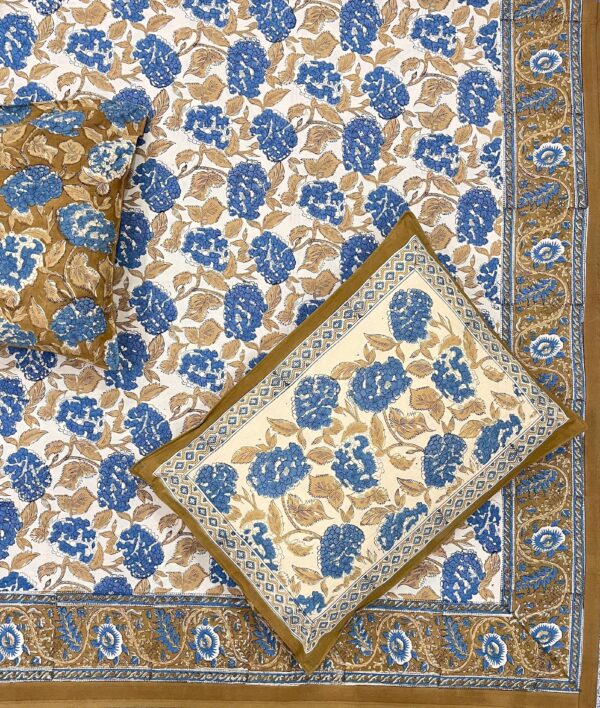 Premium Jaipuri Hand block printed bedsheet