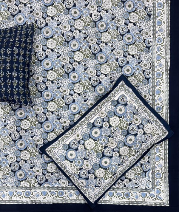Premium Jaipuri Hand block printed bedsheet