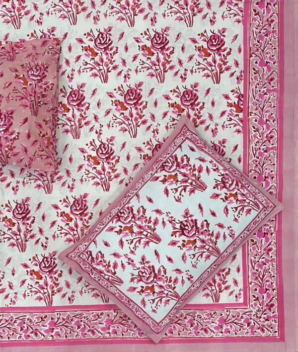 Premium Jaipuri Hand block printed bedsheet