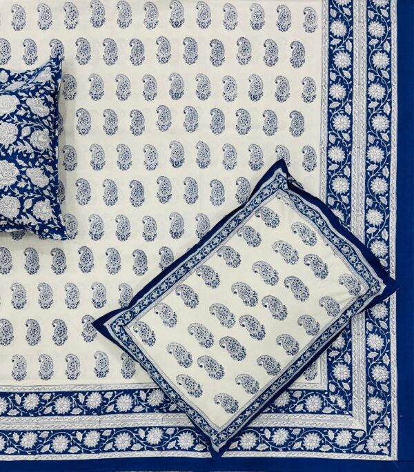 Premium Jaipuri Hand block printed bedsheet