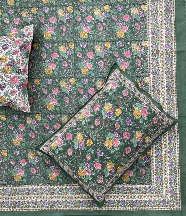 Premium Jaipuri Hand block printed bedsheet