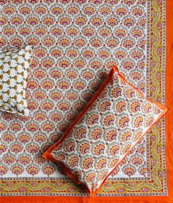 Premium Jaipuri Hand block printed bedsheet