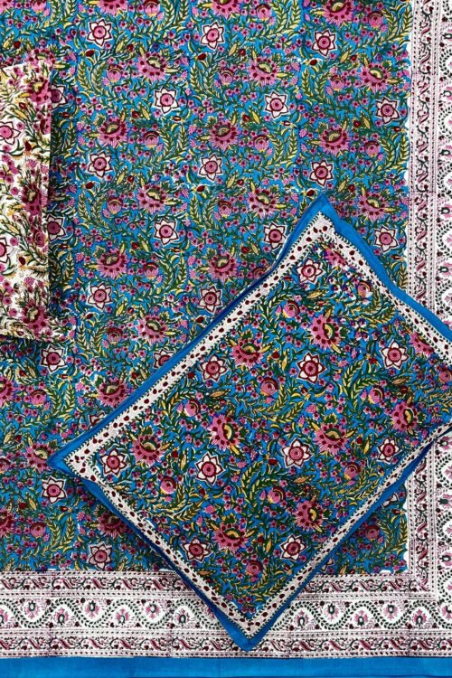 Premium Jaipuri Hand block printed bedsheet